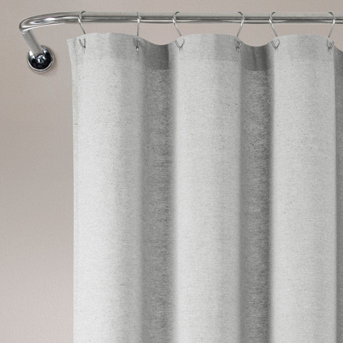 LushDecor Boho Polka Dot Yarn Dyed Recycled Cotton Blend Shower Curtain - view 6