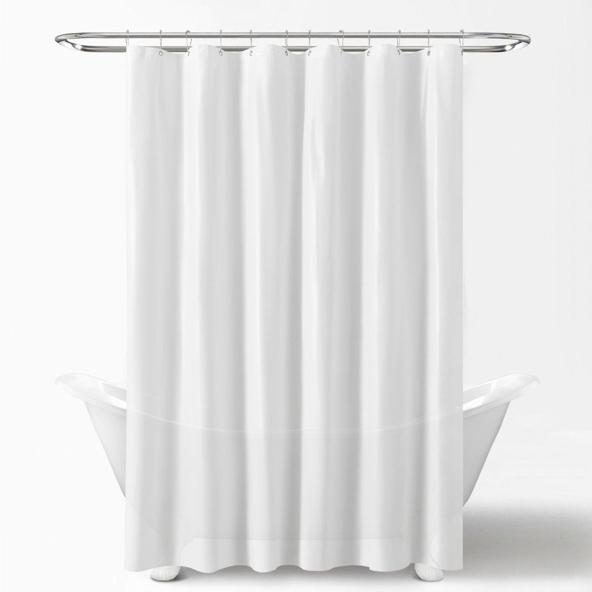 Mildew-Resistant Shower Curtain Liner 71" x 71"