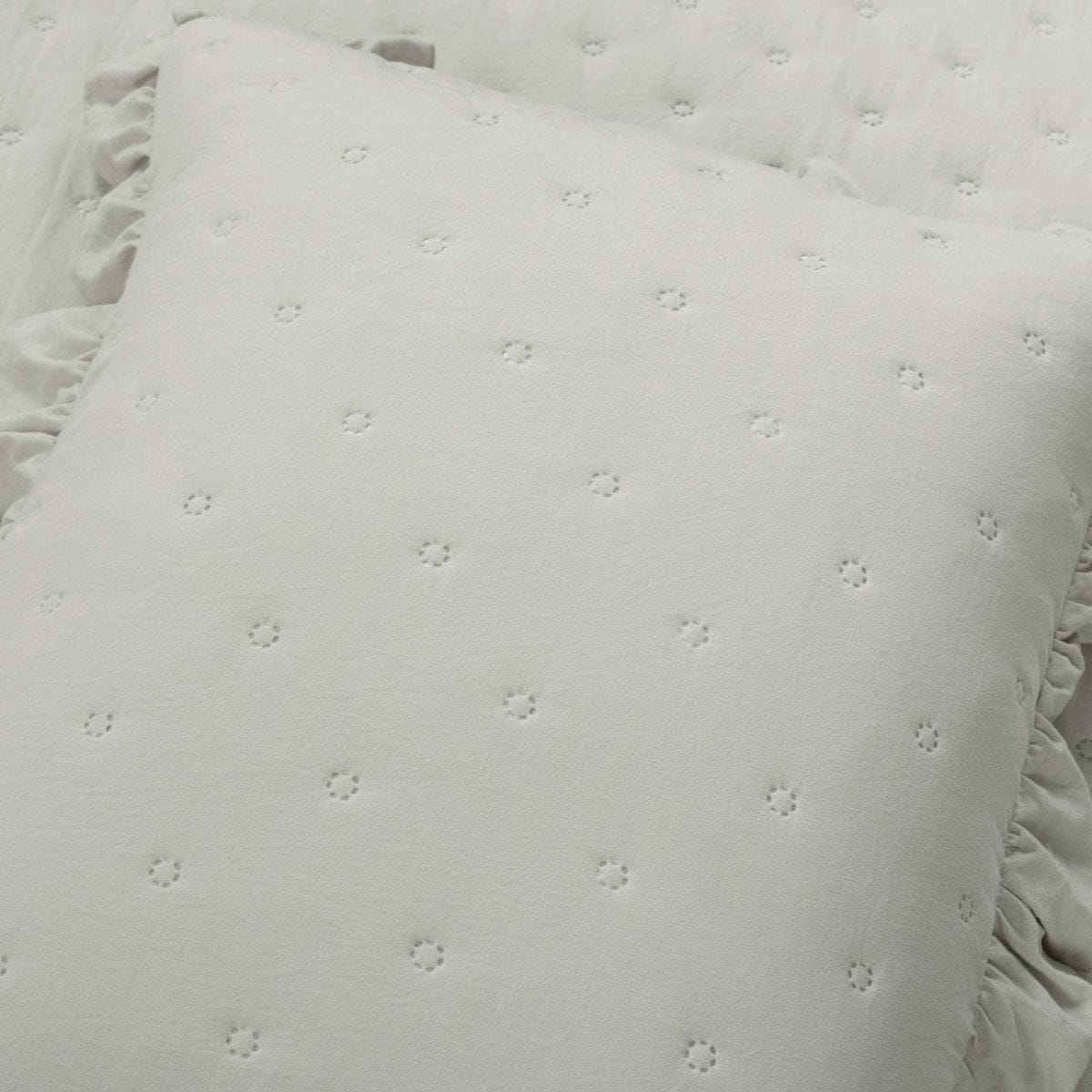 LushDecor Reyna Ruffle Reversible Oversized 3 Piece Quilt Set - view 3