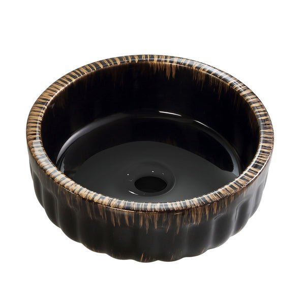 Vessel Sink, Above Counter Small Bowl - Black