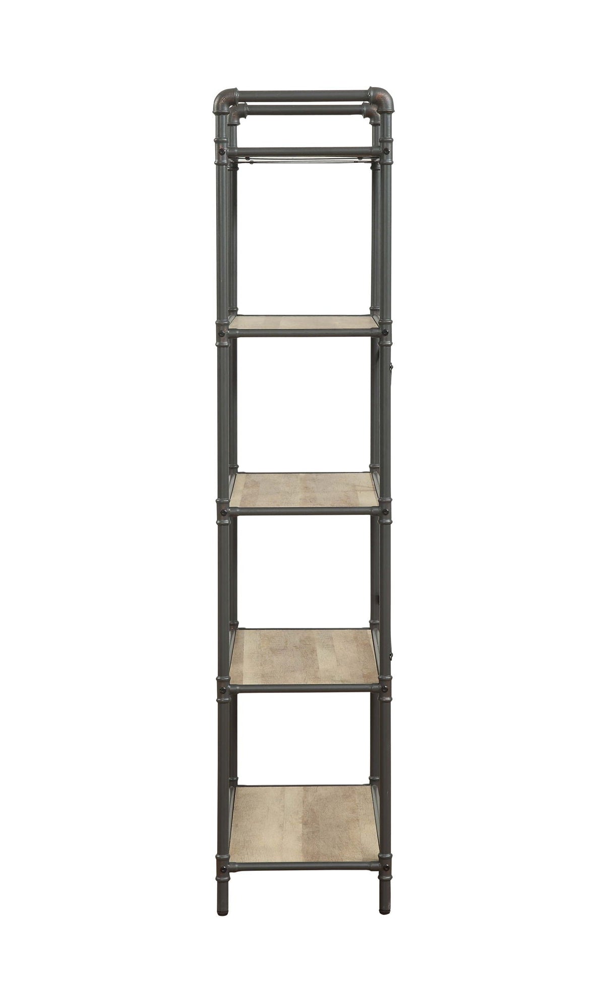 Itzel - Bookshelf - Antique Oak / Sandy Gray - Best Buy Furniture