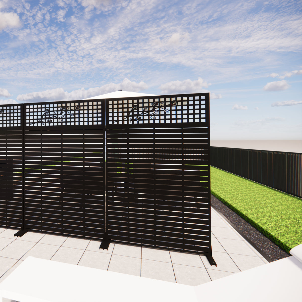 Metal Privacy Screens