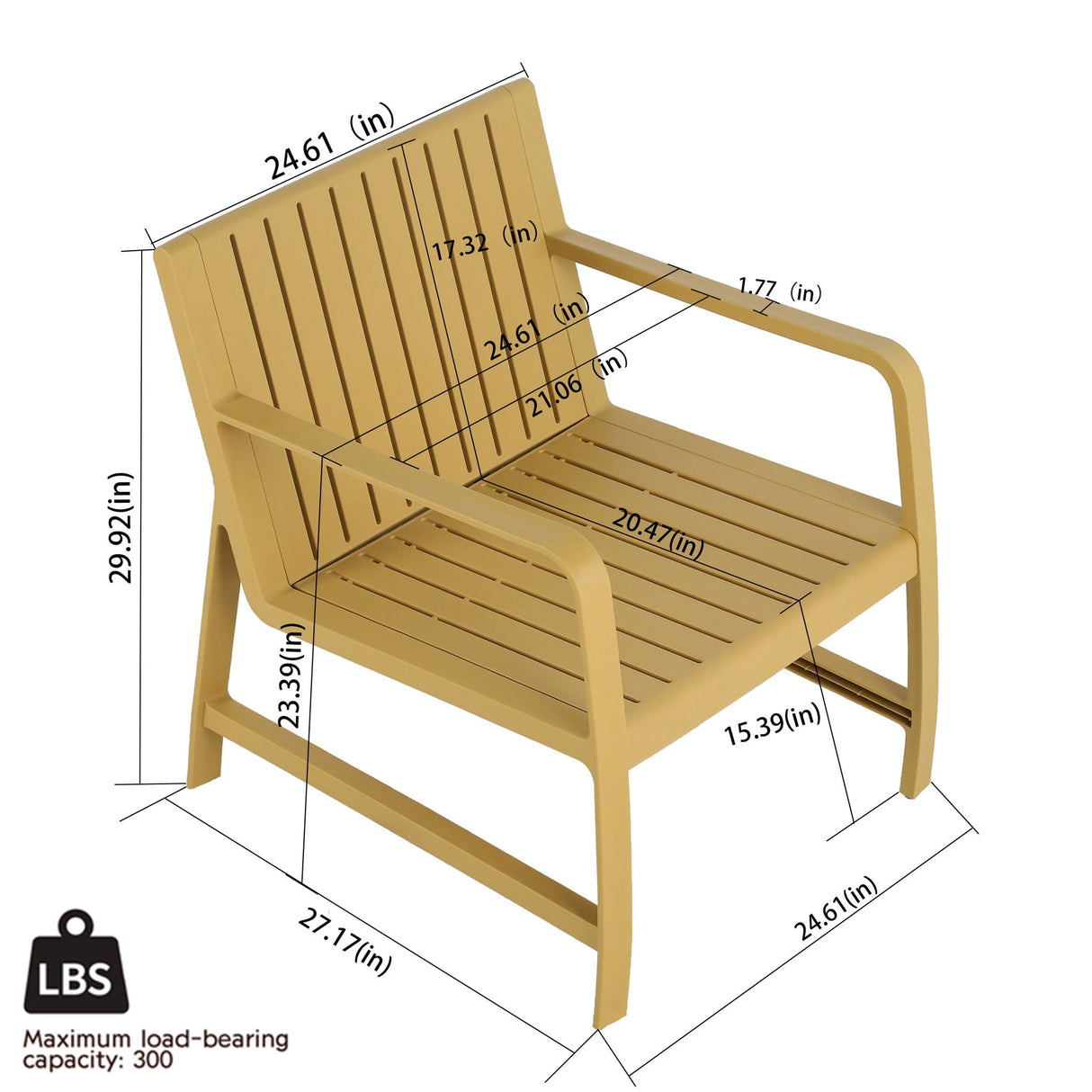 Waterproof Durable 2-Piece Outdoor Furniture Set