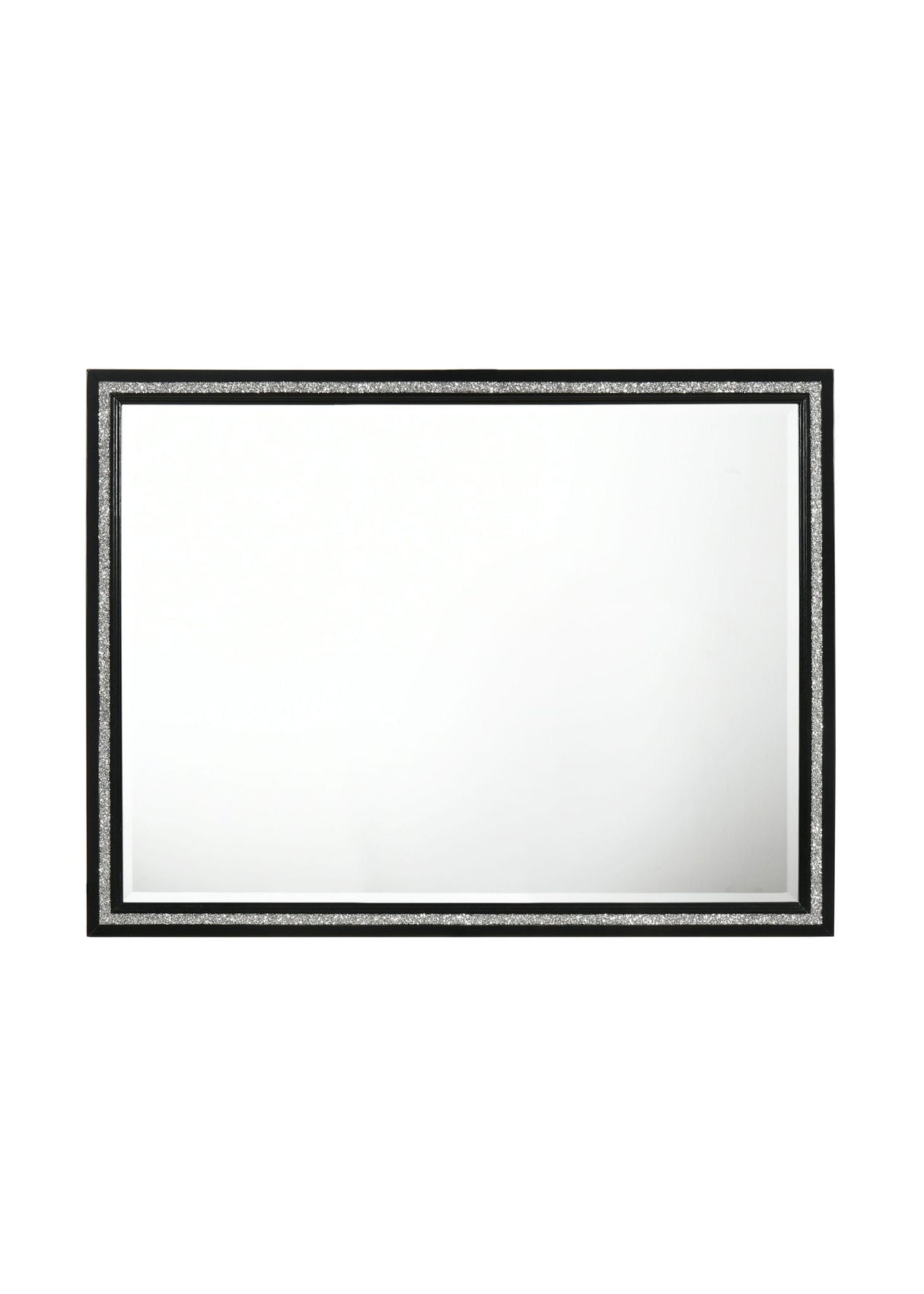 Haiden - Weathered Mirror - Black - Best Buy Furniture