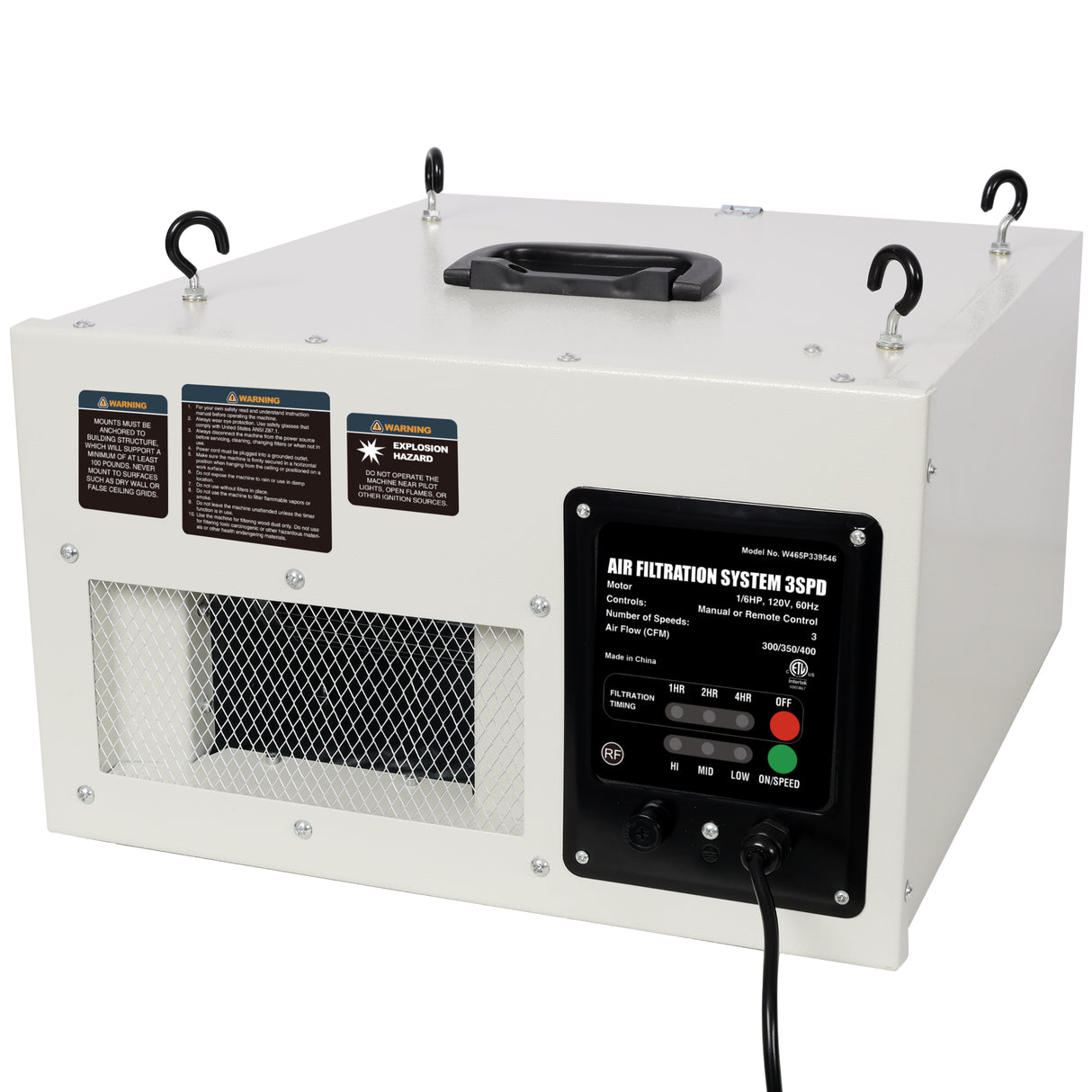 Remote-Controlled Air Filtration System