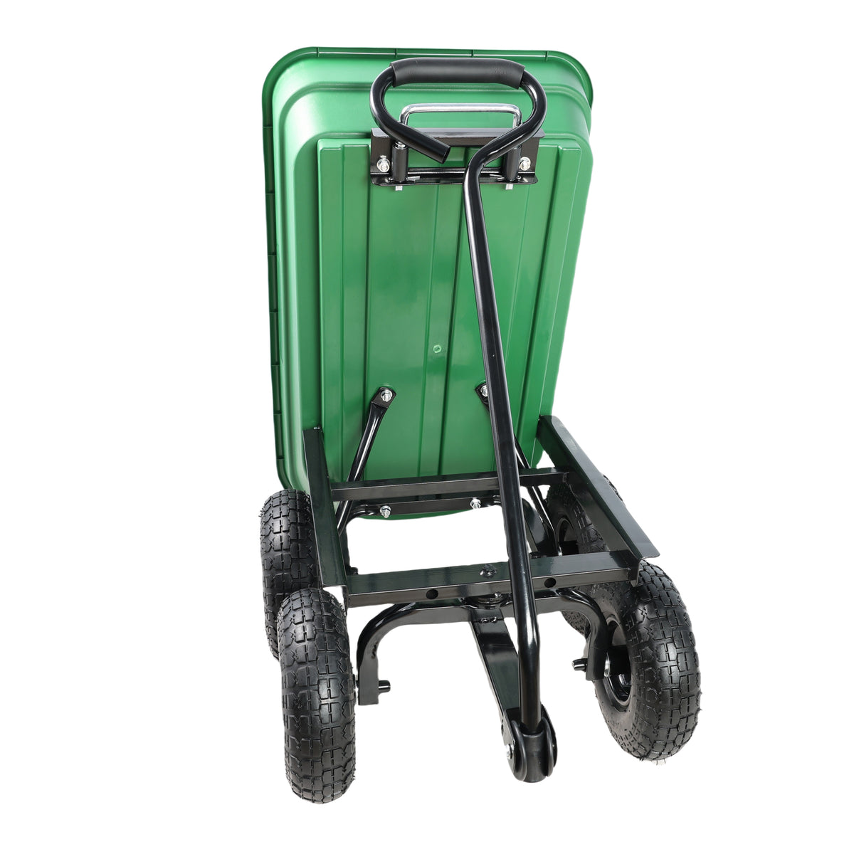 Folding Car Poly Garden Dump Truck with Steel Frame