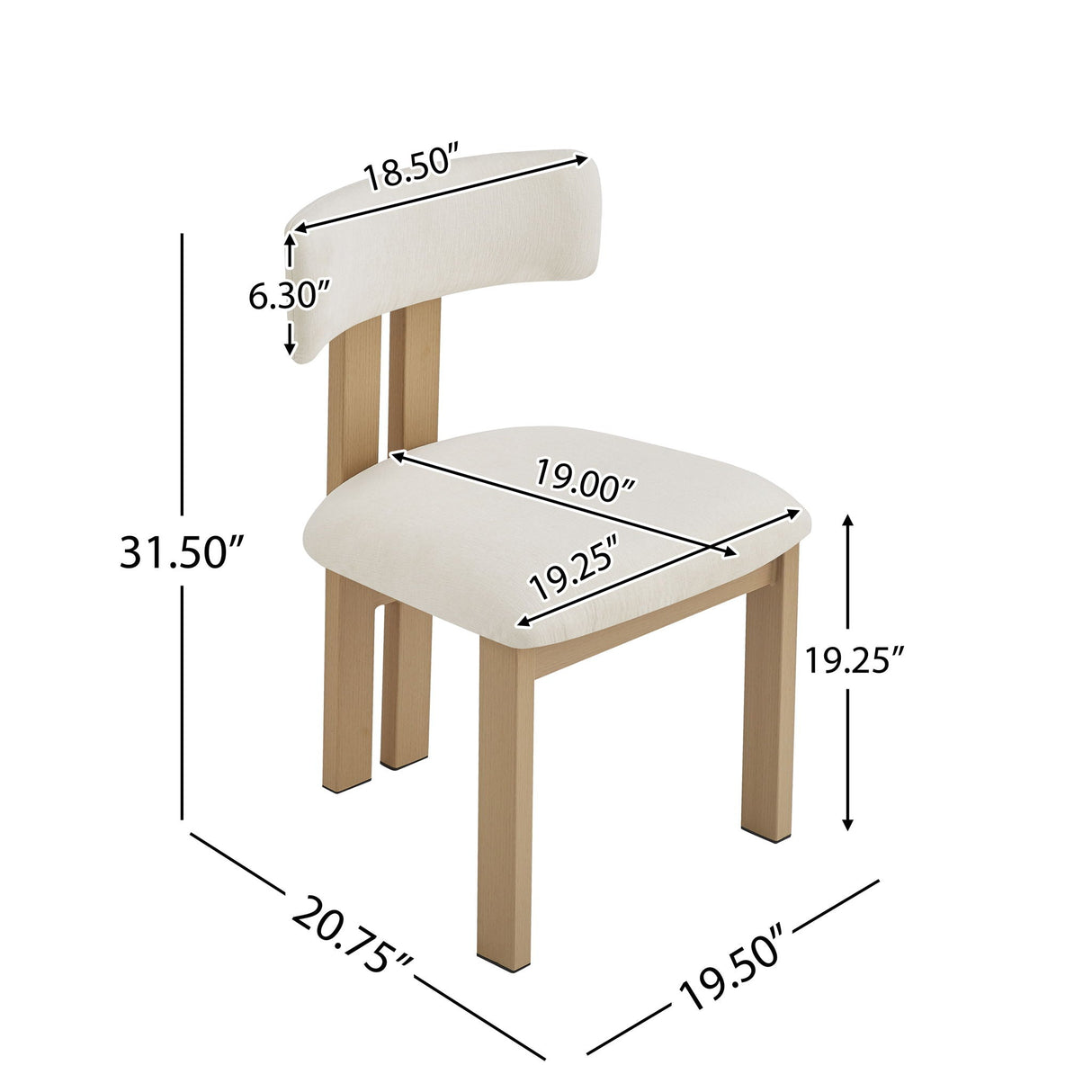 Modern Upholstered Armless Dining Chairs With Metal Legs - Best Buy Furniture