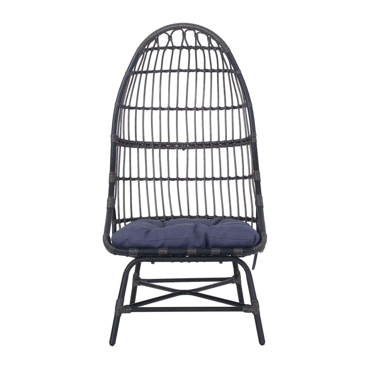 Elon - Cocoon Chair - Gray - Best Buy Furniture