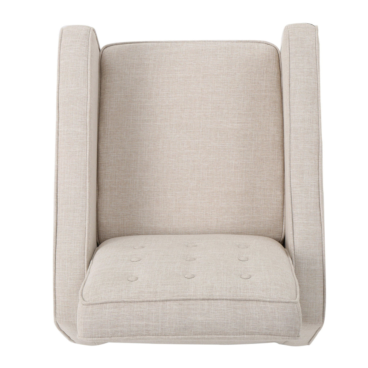 Mid-Century Modern Recliner With Button Tufted Waffle Stitch
