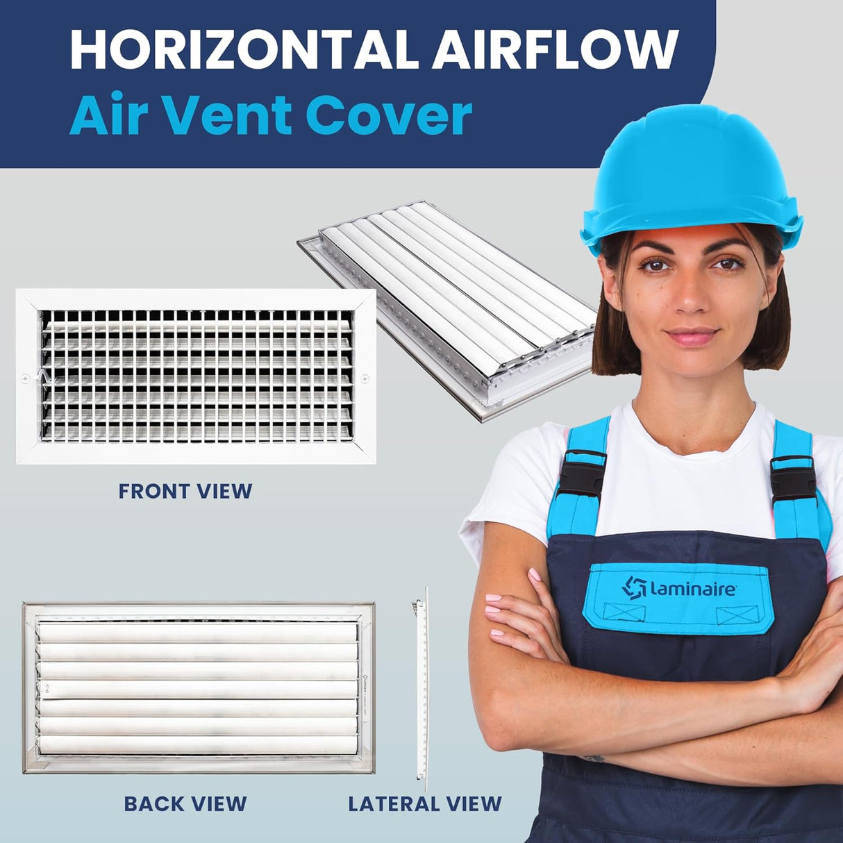 AC Register Vent Cover 18X8 inch - Box of 20