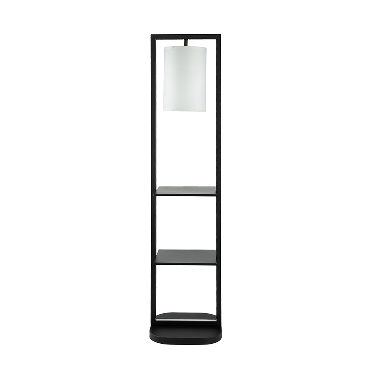 Two Tiered Vertical Shelving Stand with Light