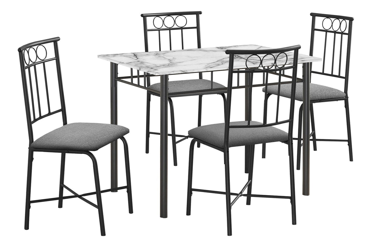 5 Pieces Dining Table Set, Small, Rectangular - Best Buy Furniture