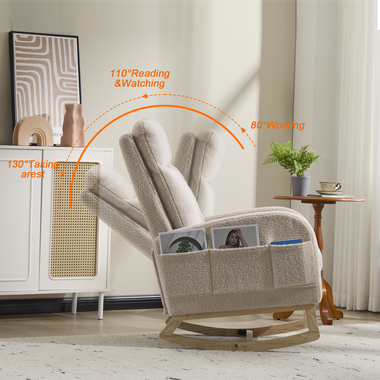 Nursery Glider Rocking Chair