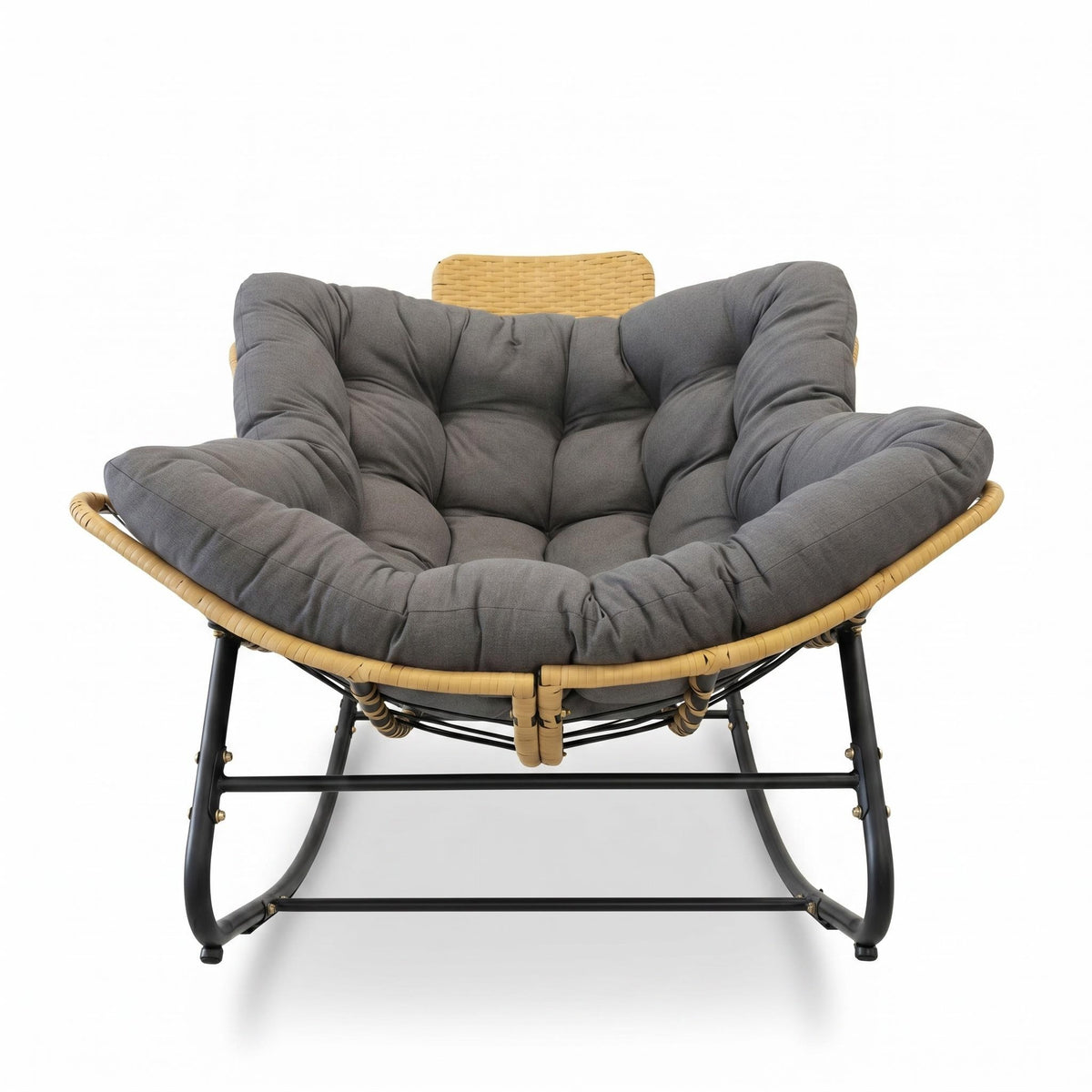 Papasan Rocking Chair - Outdoor & Indoor Oversized Lounge Chair