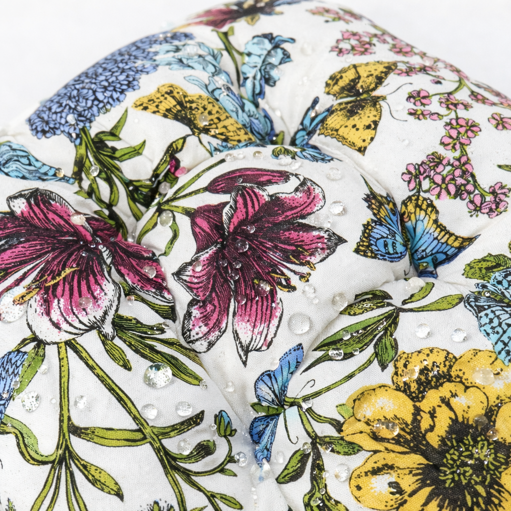 Outdoor Chair Cushions Set of 2 - Botanical Floral Print