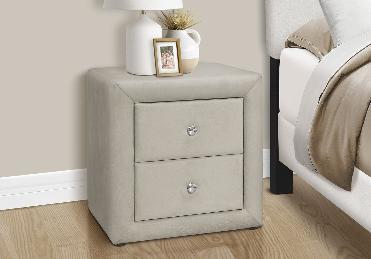 Nightstand, Storage Drawer Versatile Use, Upholstered, Transitional - Best Buy Furniture