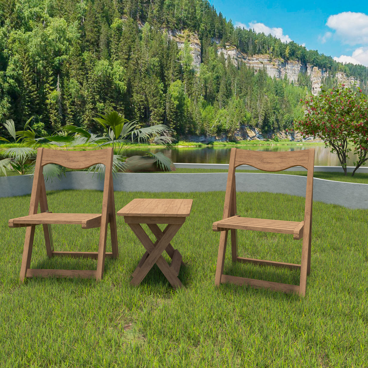 HIPS Material Outdoor Bistro Set