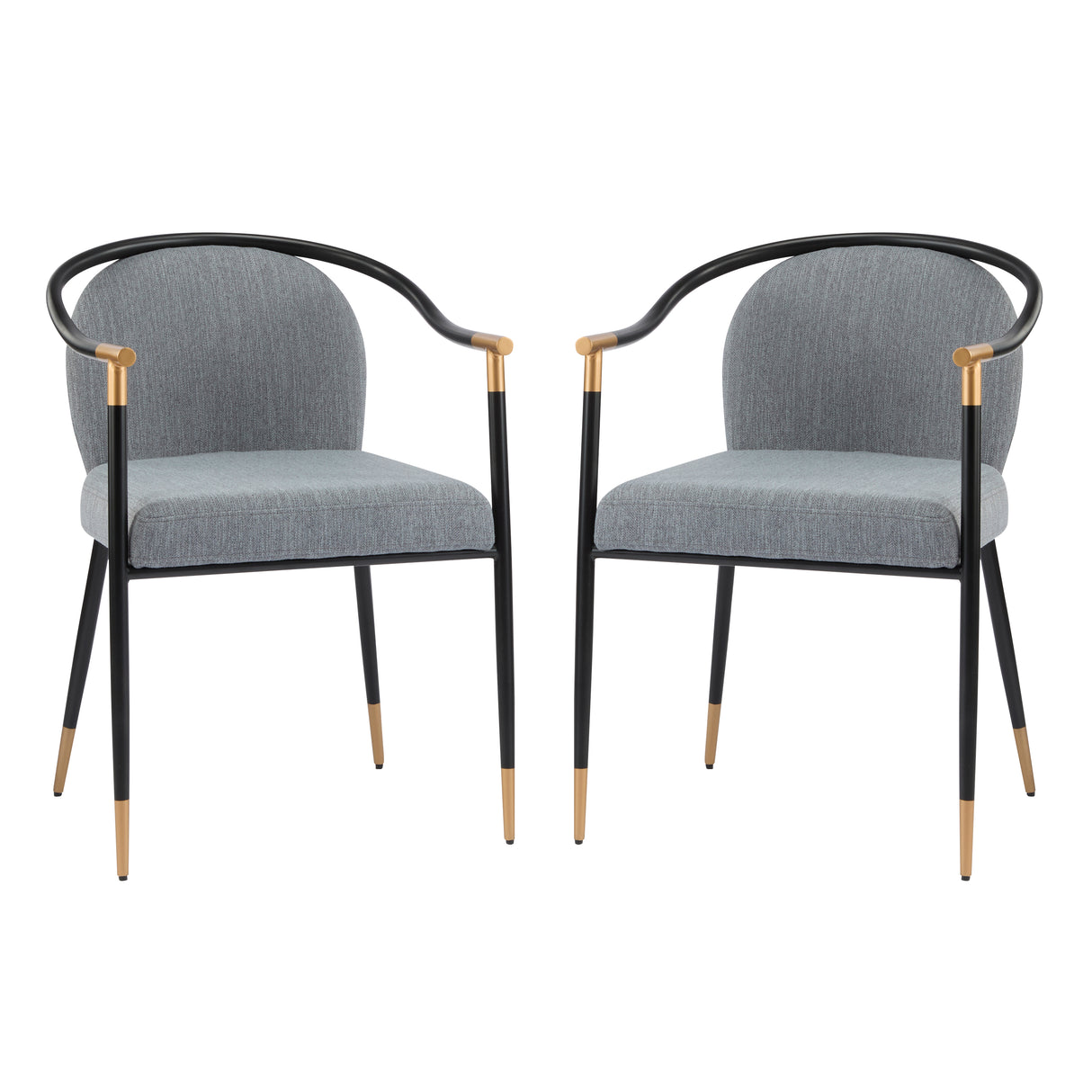Modern Upholstered Dining Chair (Set of 2)