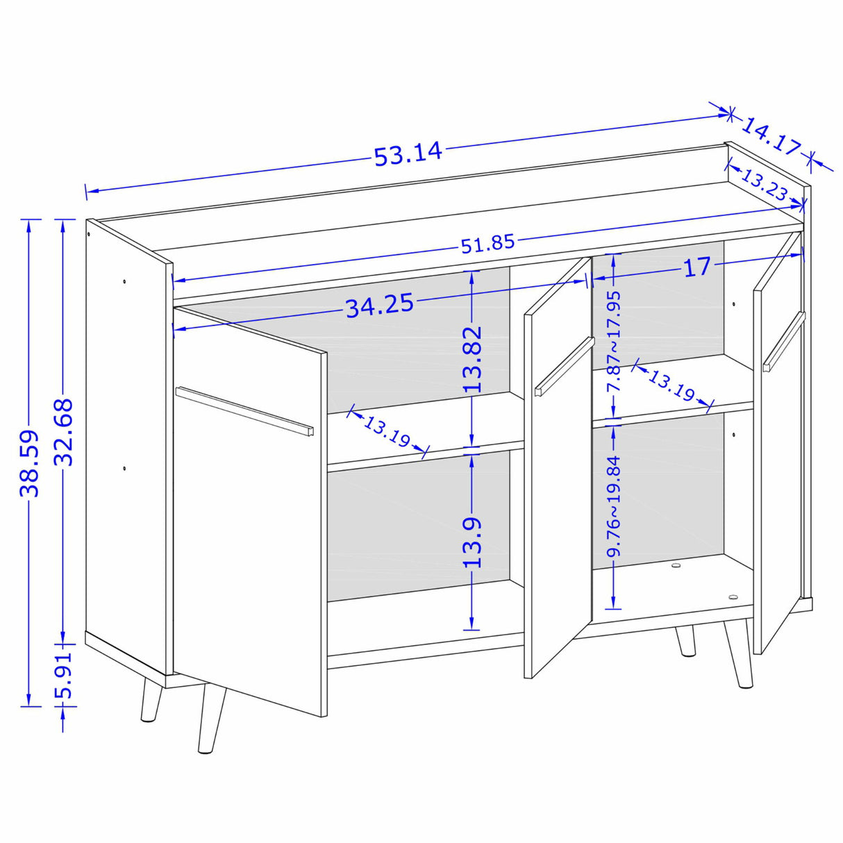 Bradley - Sideboard