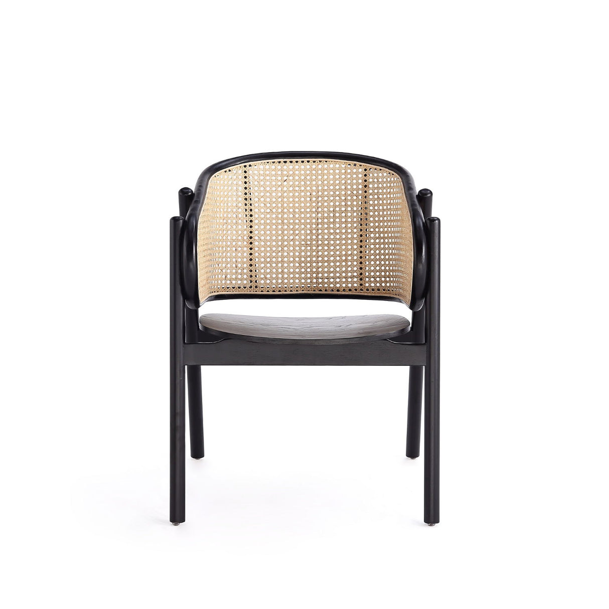 Versailles - Accent Armchair - Black / Natural