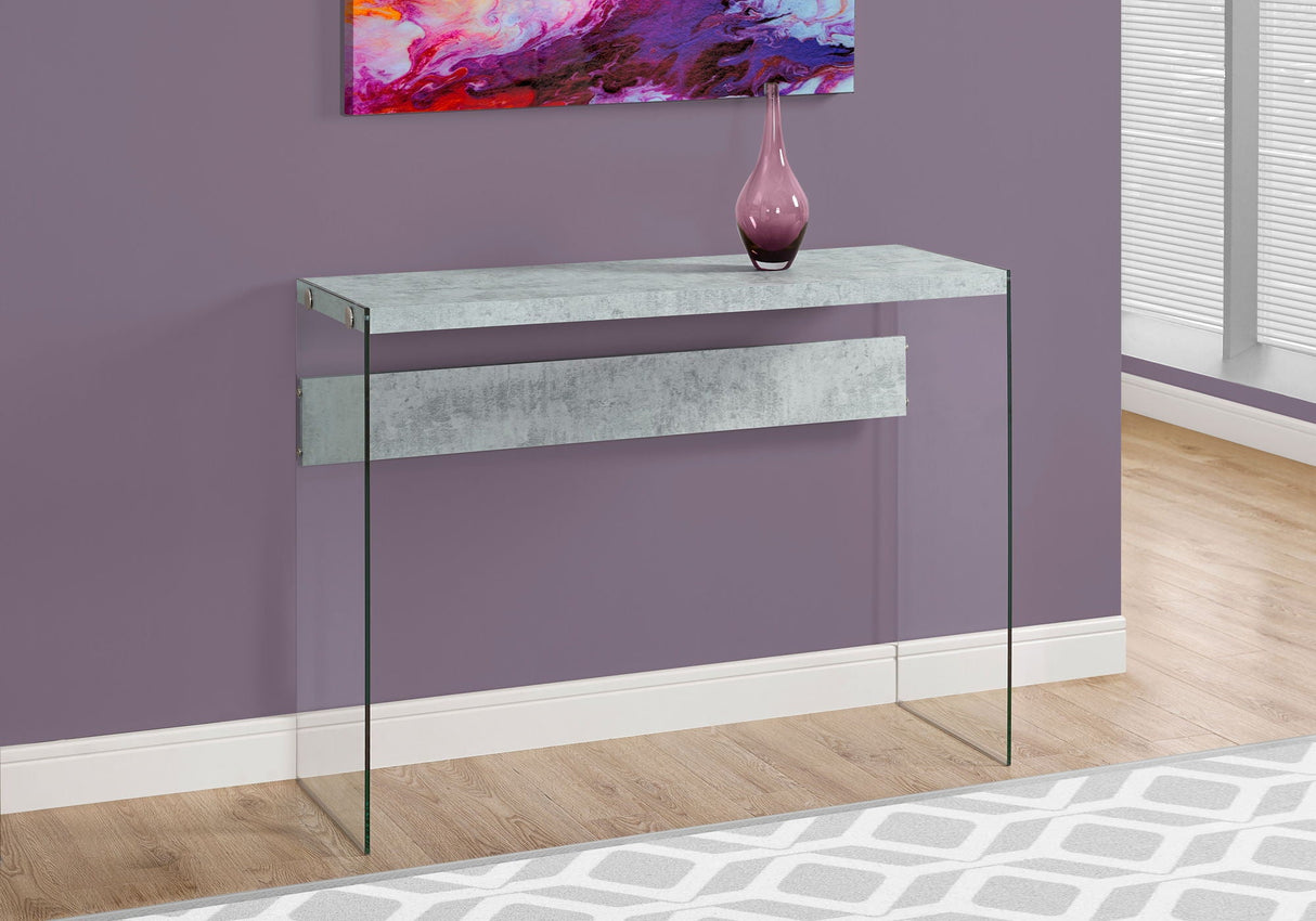 Accent Console Table For Entryway, Glossy Spacious Surface - Best Buy Furniture