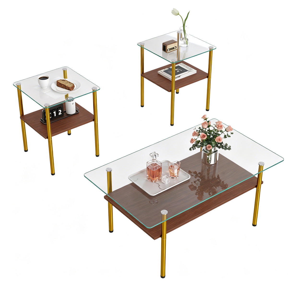 Coffee Table and End Tables Set of 3