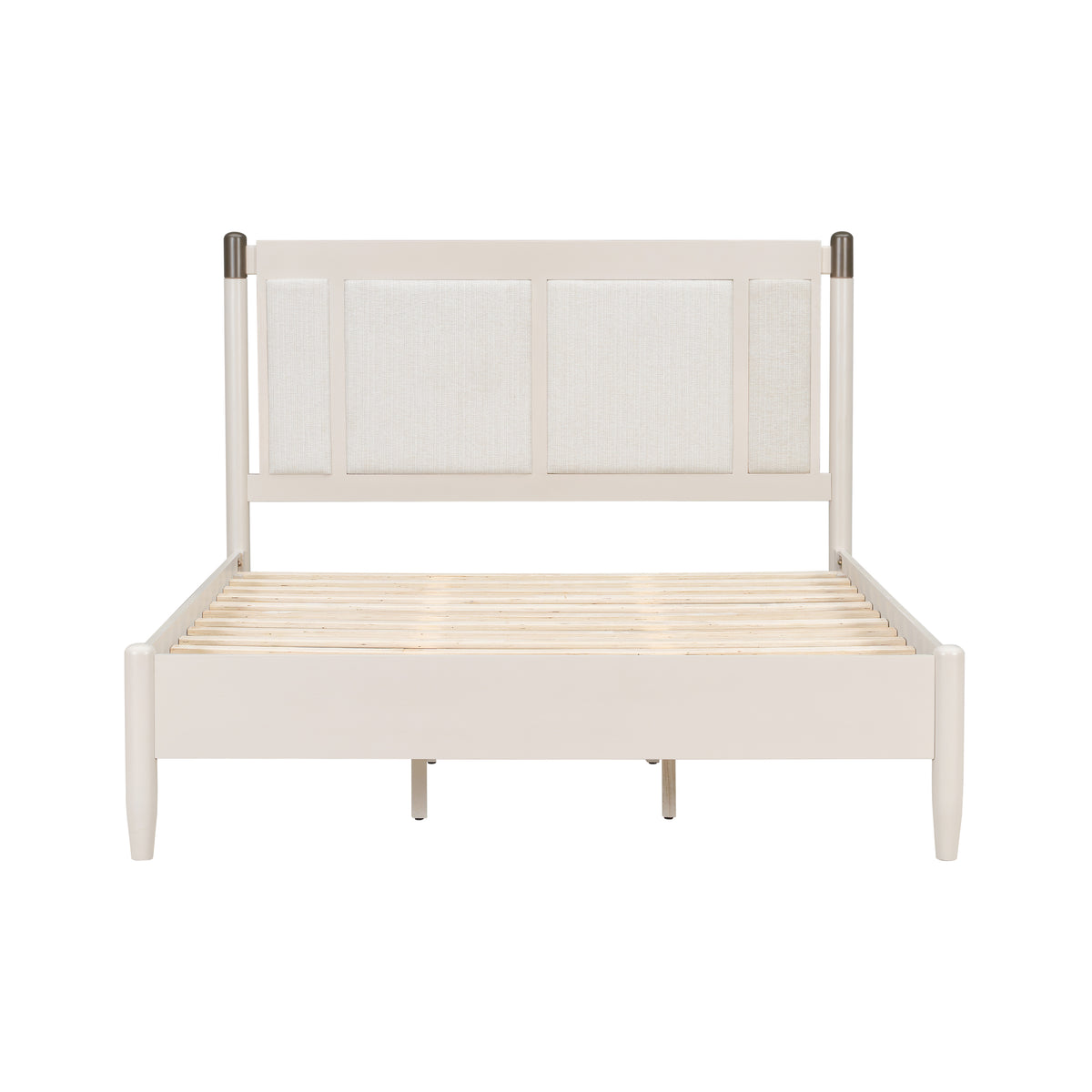 Solid Wood Queen Bed - Heavy Duty Support