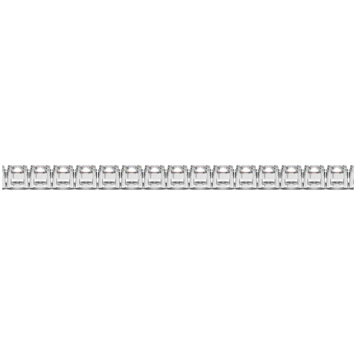 Lab Grown Round Diamond Tennis Bracelet in 14k White Gold (8 cctw F/G VS2/SI1)