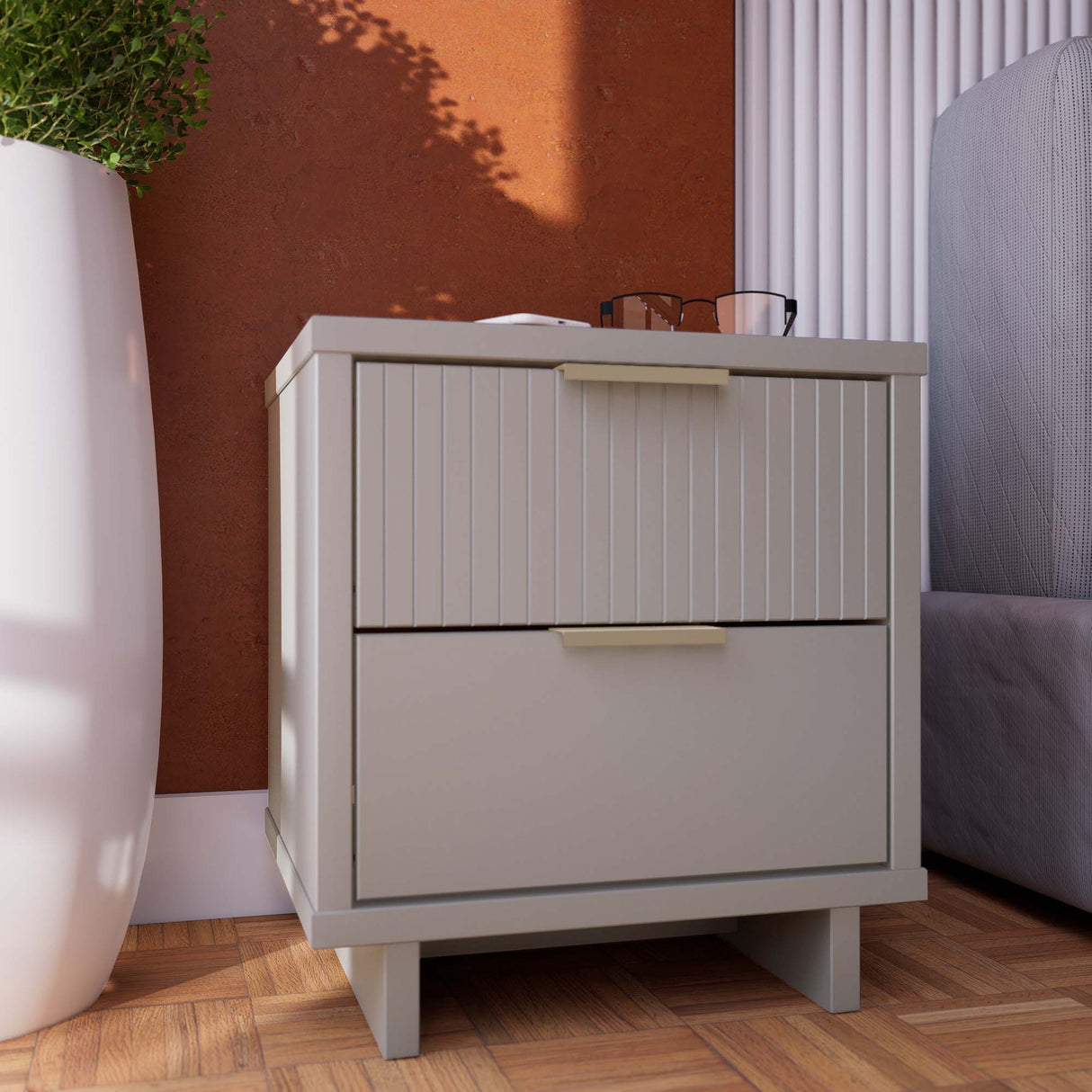 Granville - Nightstand With 2 Drawers