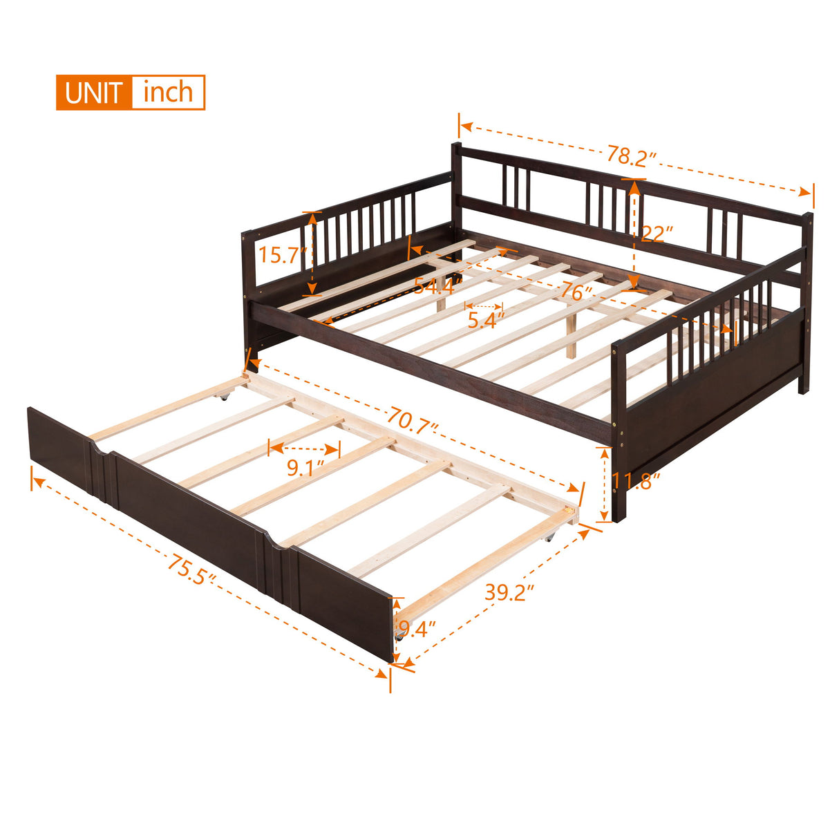 Multifunctional Modern Daybed