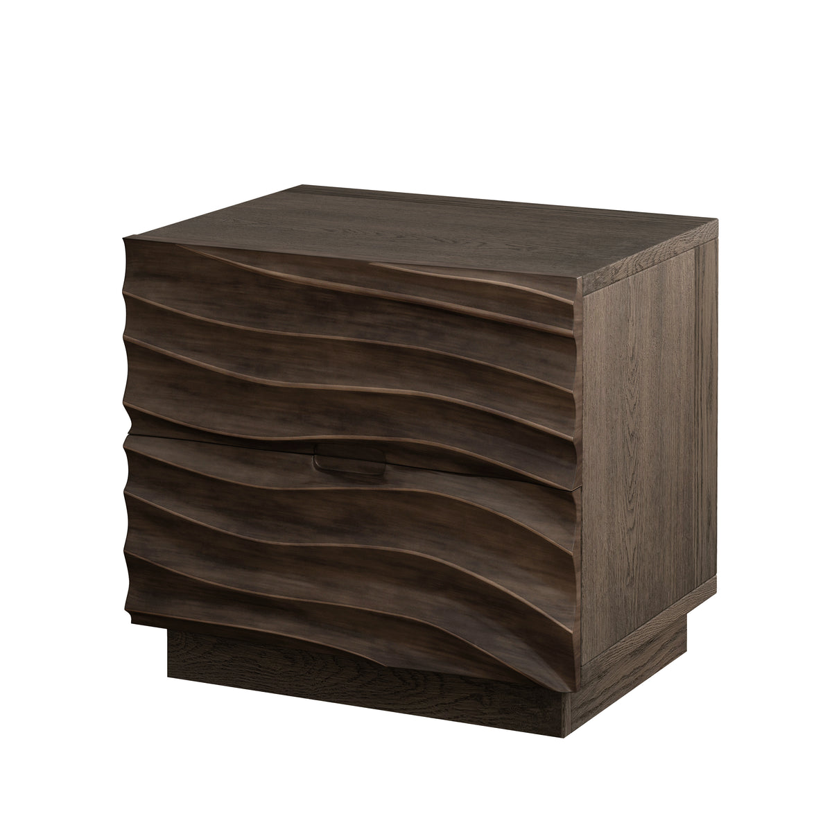 Solid Wood Nightstands with 2 Drawers