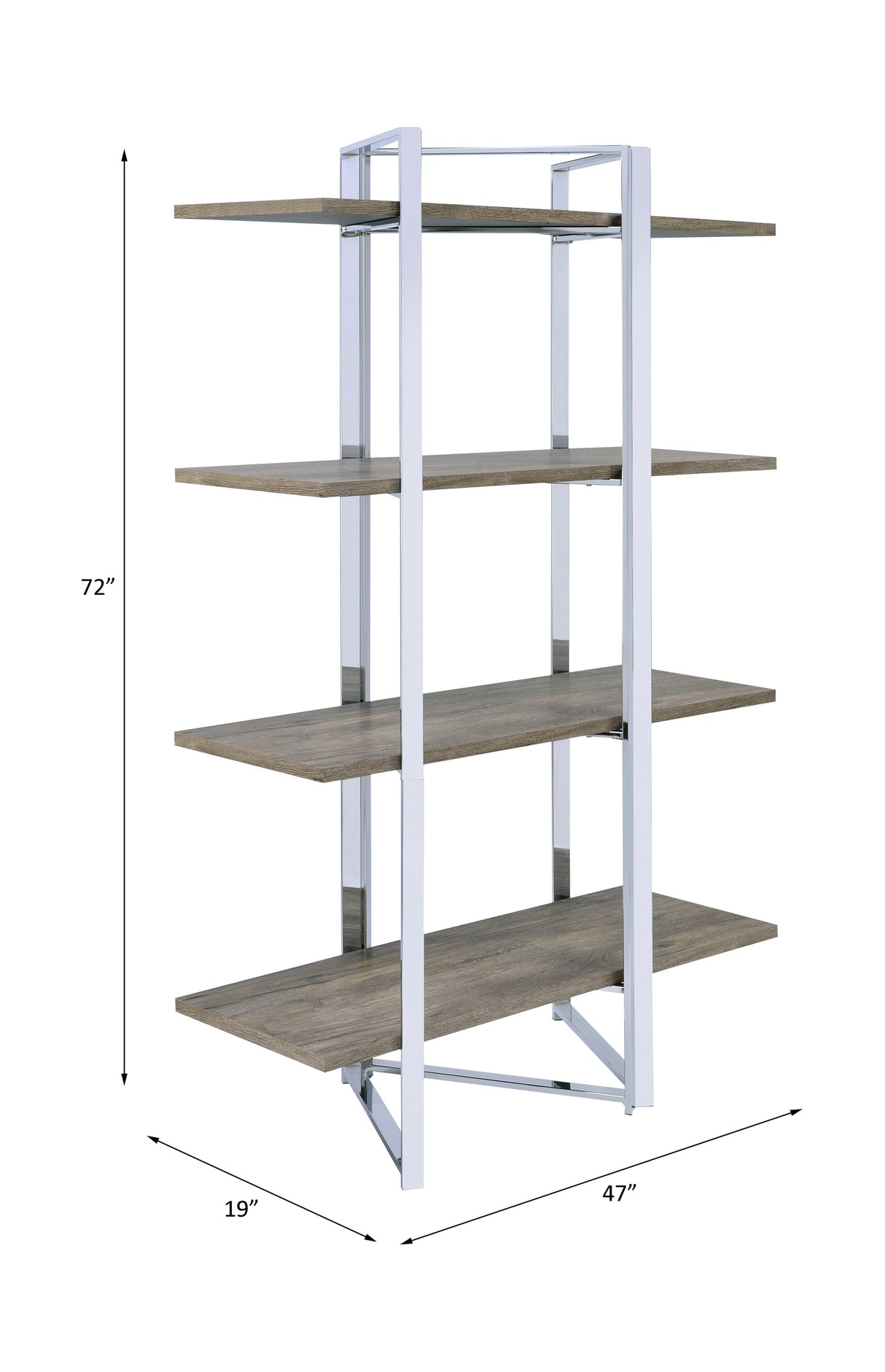 Libby Rectangular Etagere Bookshelf