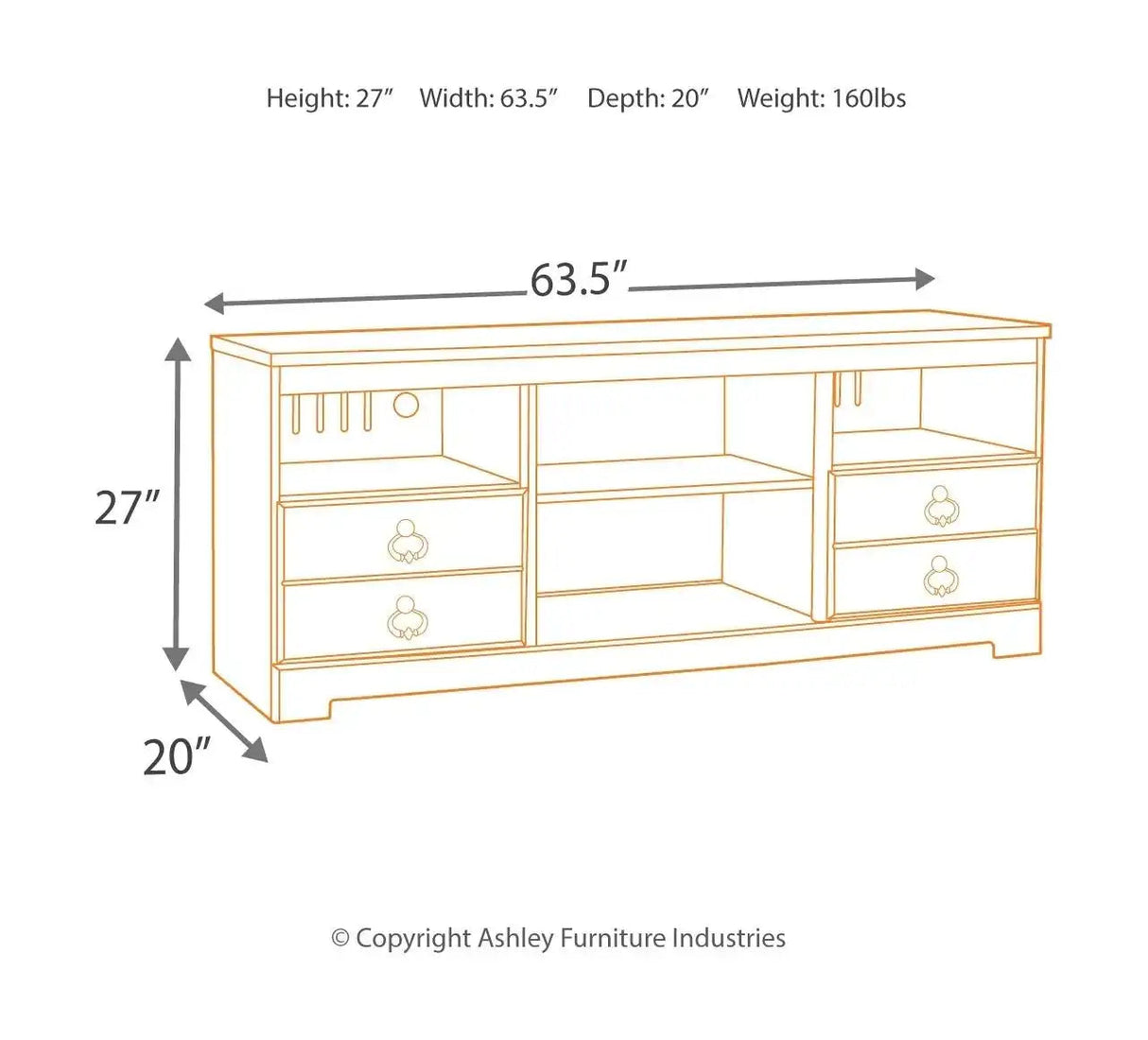 Willowton - Entertainment Center With Fireplace Option - Best Buy Furniture