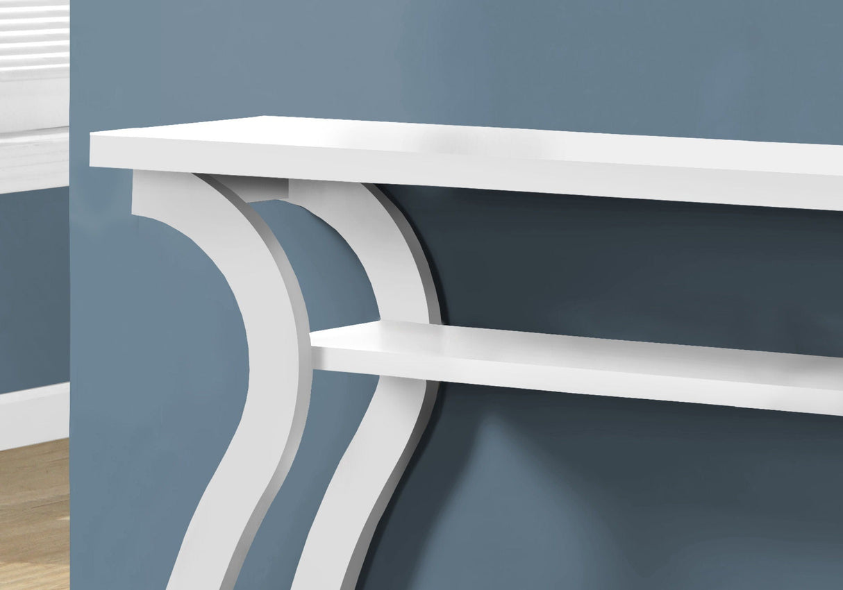 Accent Console Table For Entryway, Unique Curved Design - Best Buy Furniture