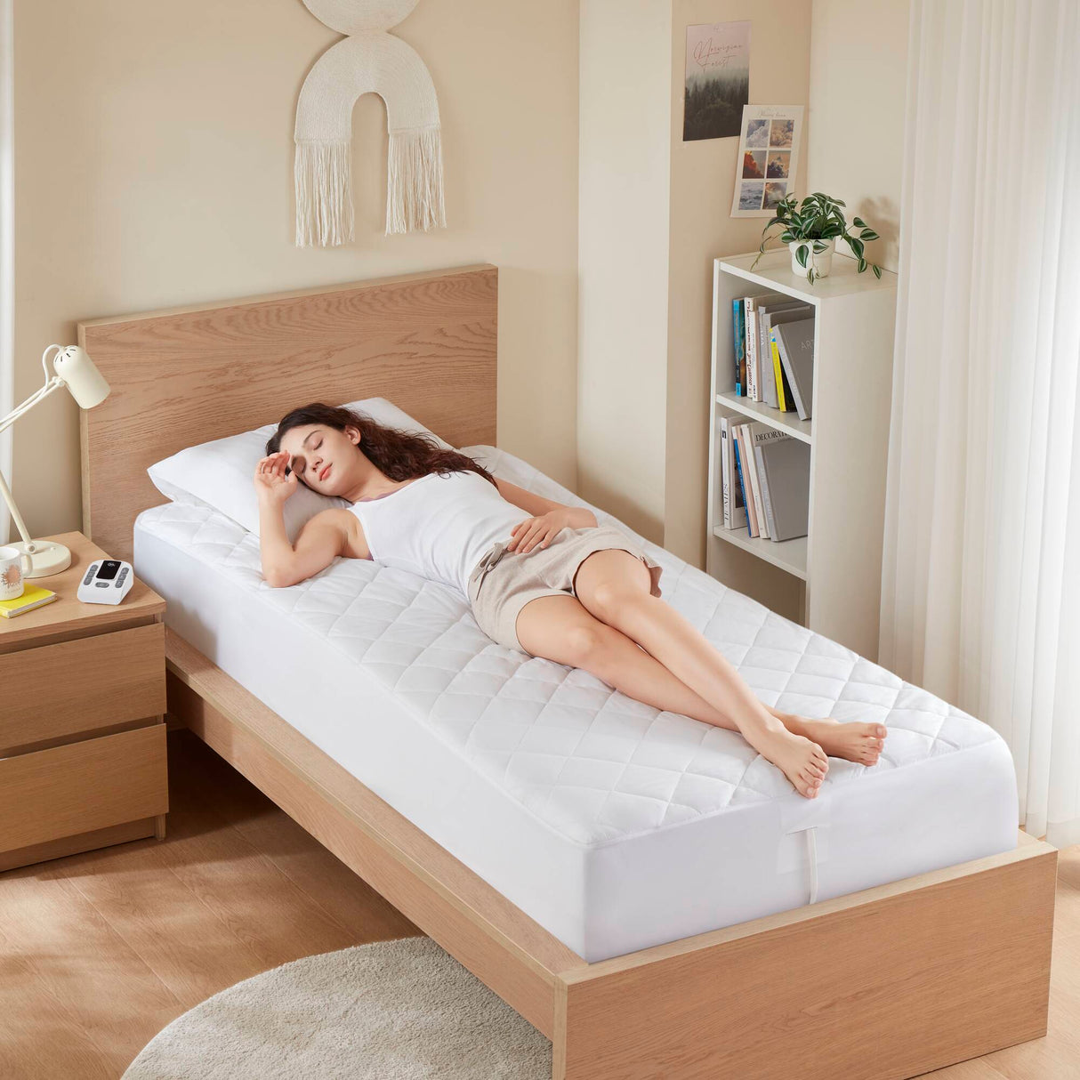 1-Piece Full Heated Mattress Pad