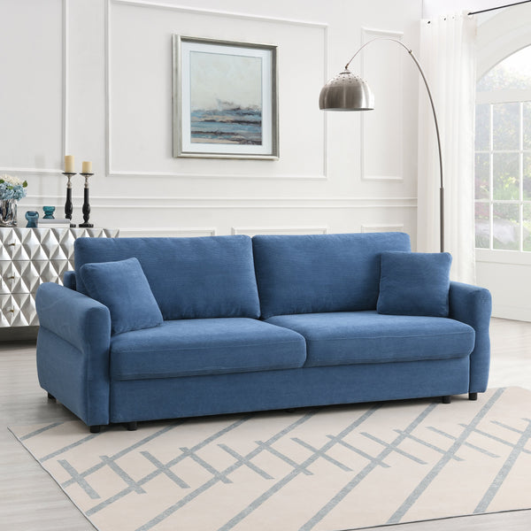 Haran Fabric Pull-Out Sleeper with Storage