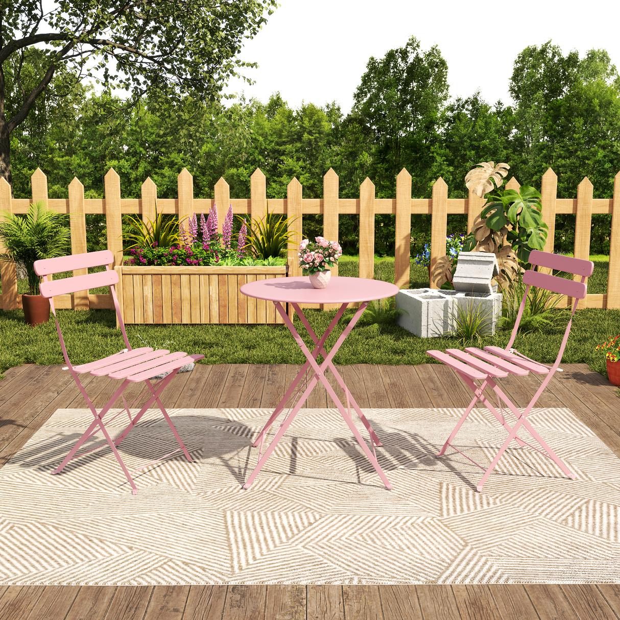 Bistro Table and Chairs Set of 2
