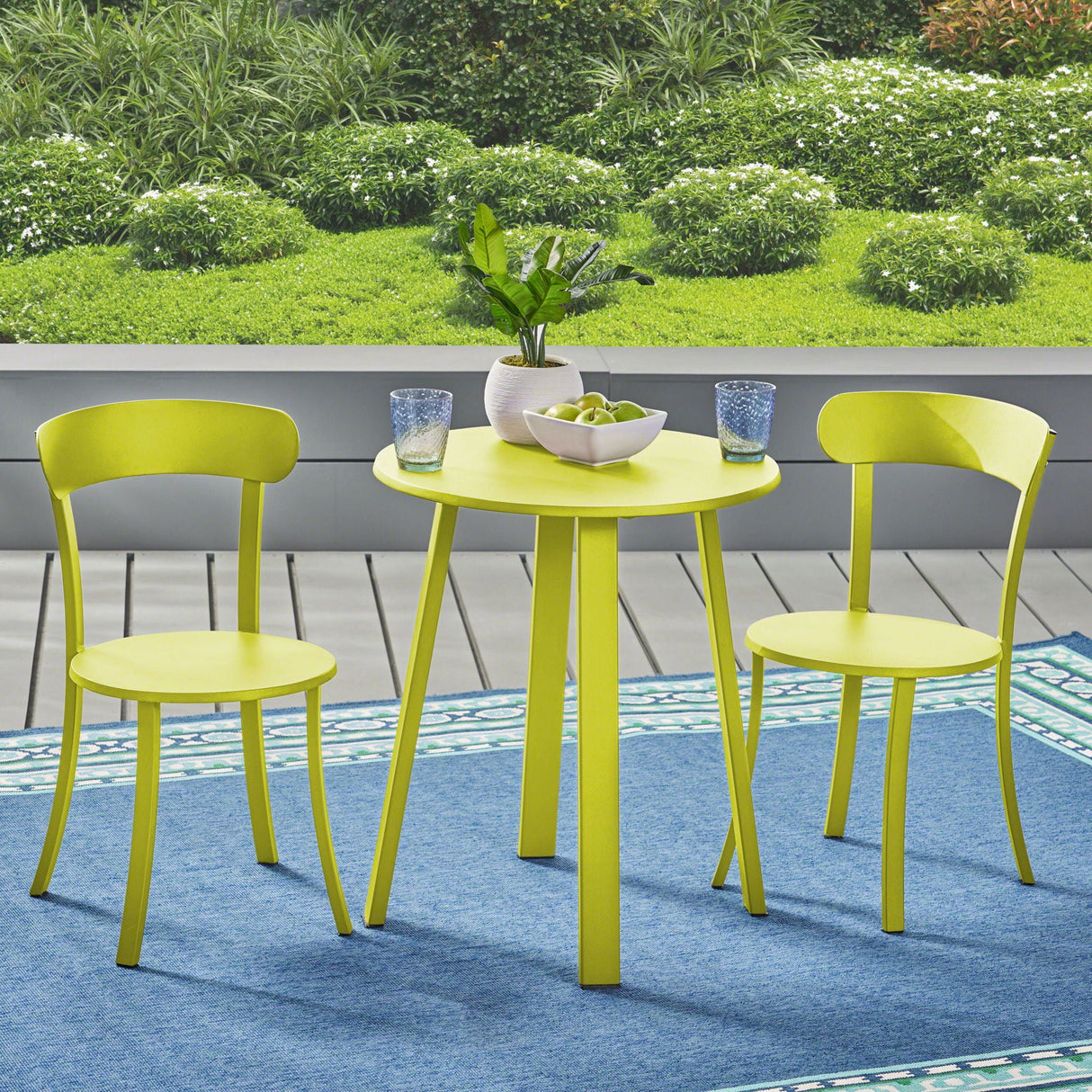 Barbados - Bistro Set - Green - Best Buy Furniture