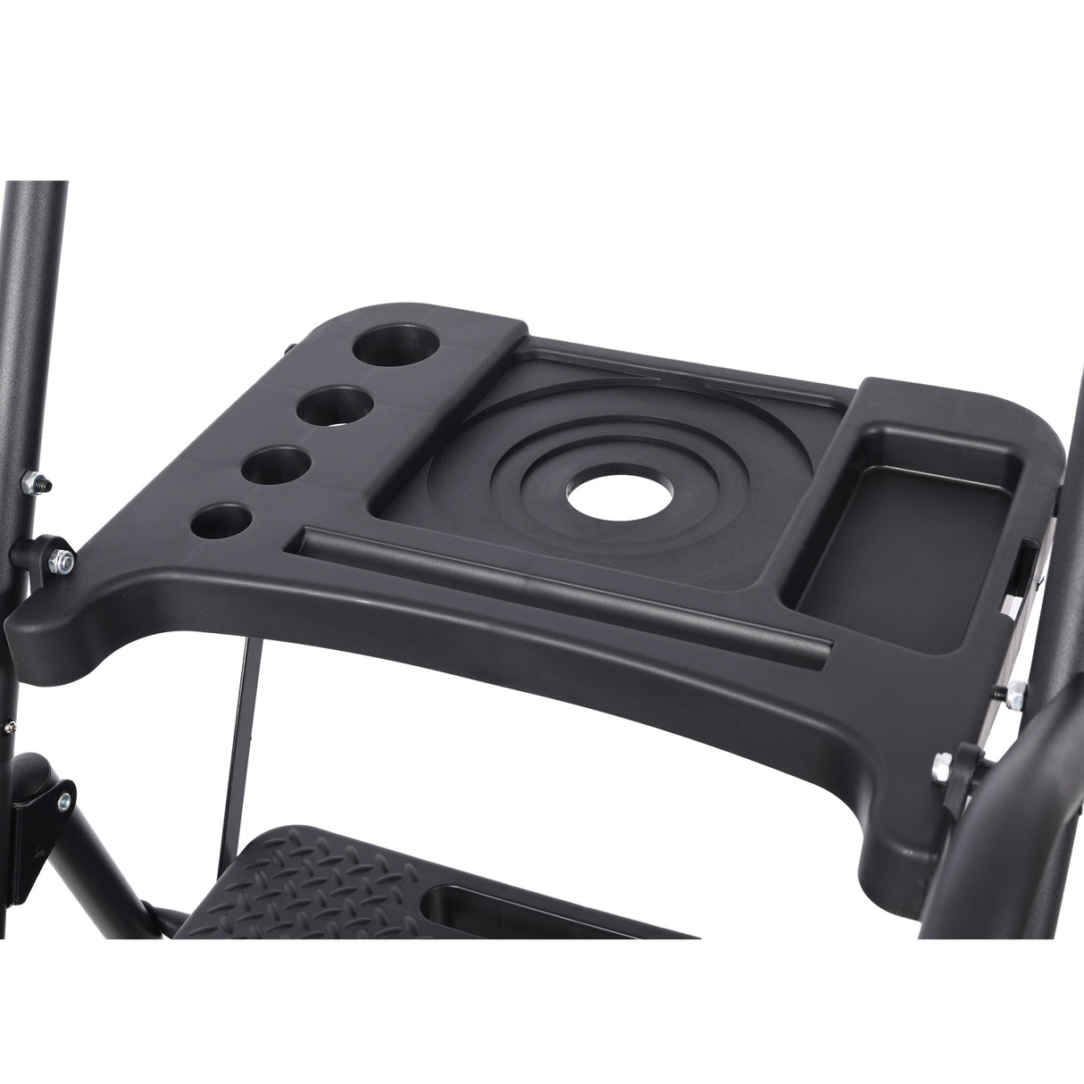 G&H 5 Step Folding Ladder with Wide Anti-Slip Pedal and Handrail