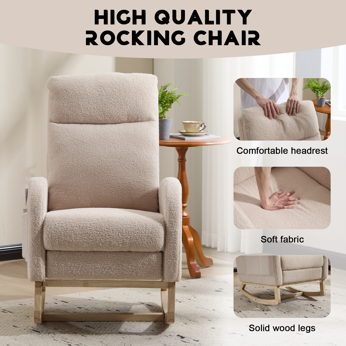 Nursery Glider Rocking Chair