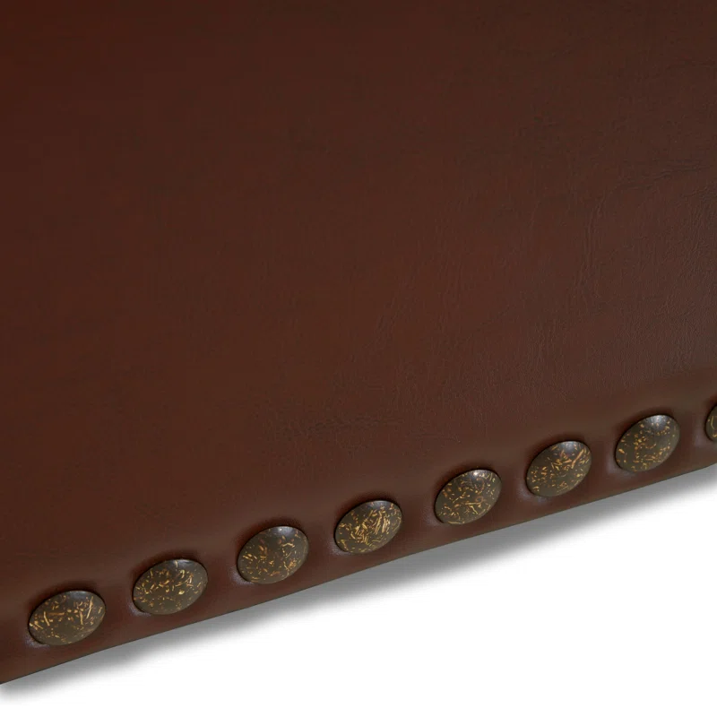 Large Upholstered Ottoman with Storage