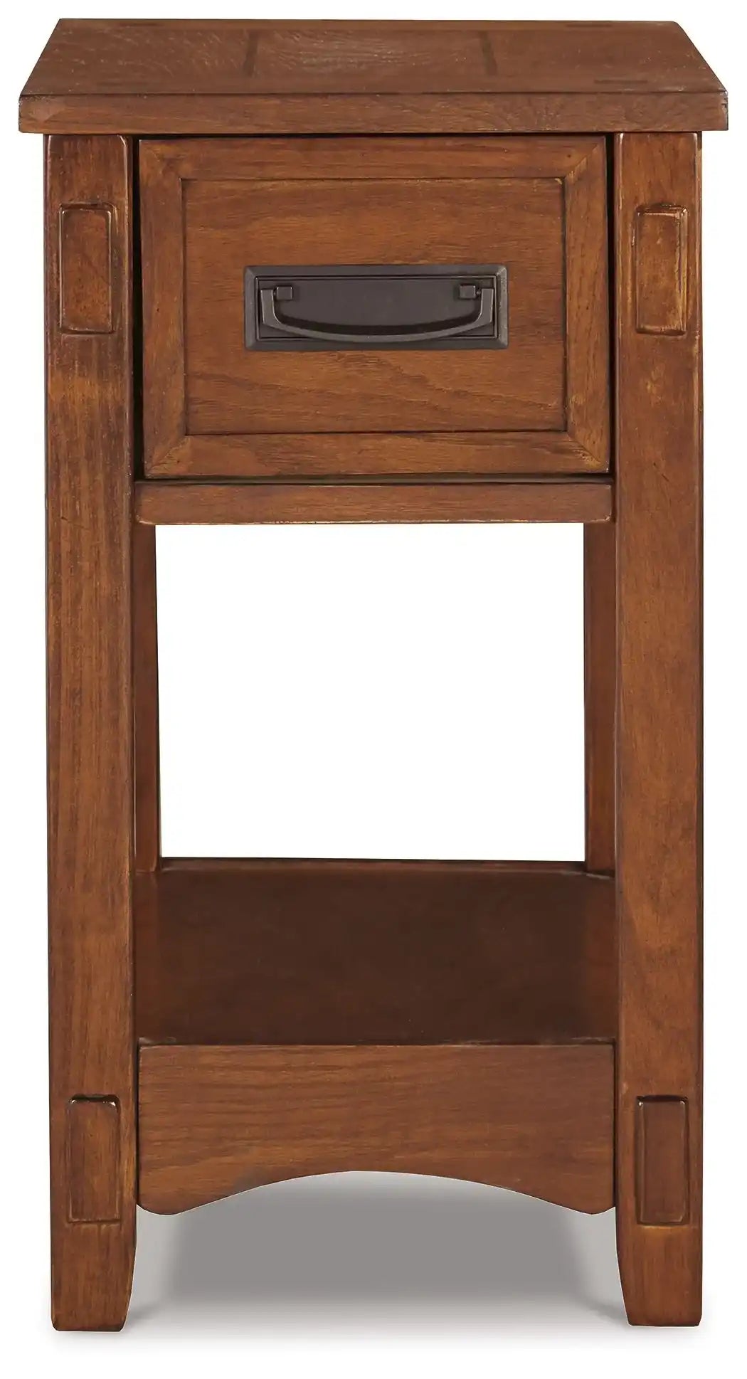 Breegin - Chair Side End Table - 1 Drawer - Brown - Best Buy Furniture