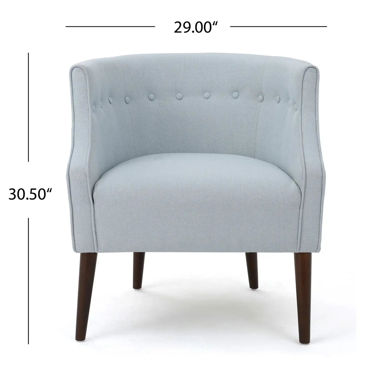 Contemporary Upholstered Club Chair With Button Tufting - Best Buy Furniture