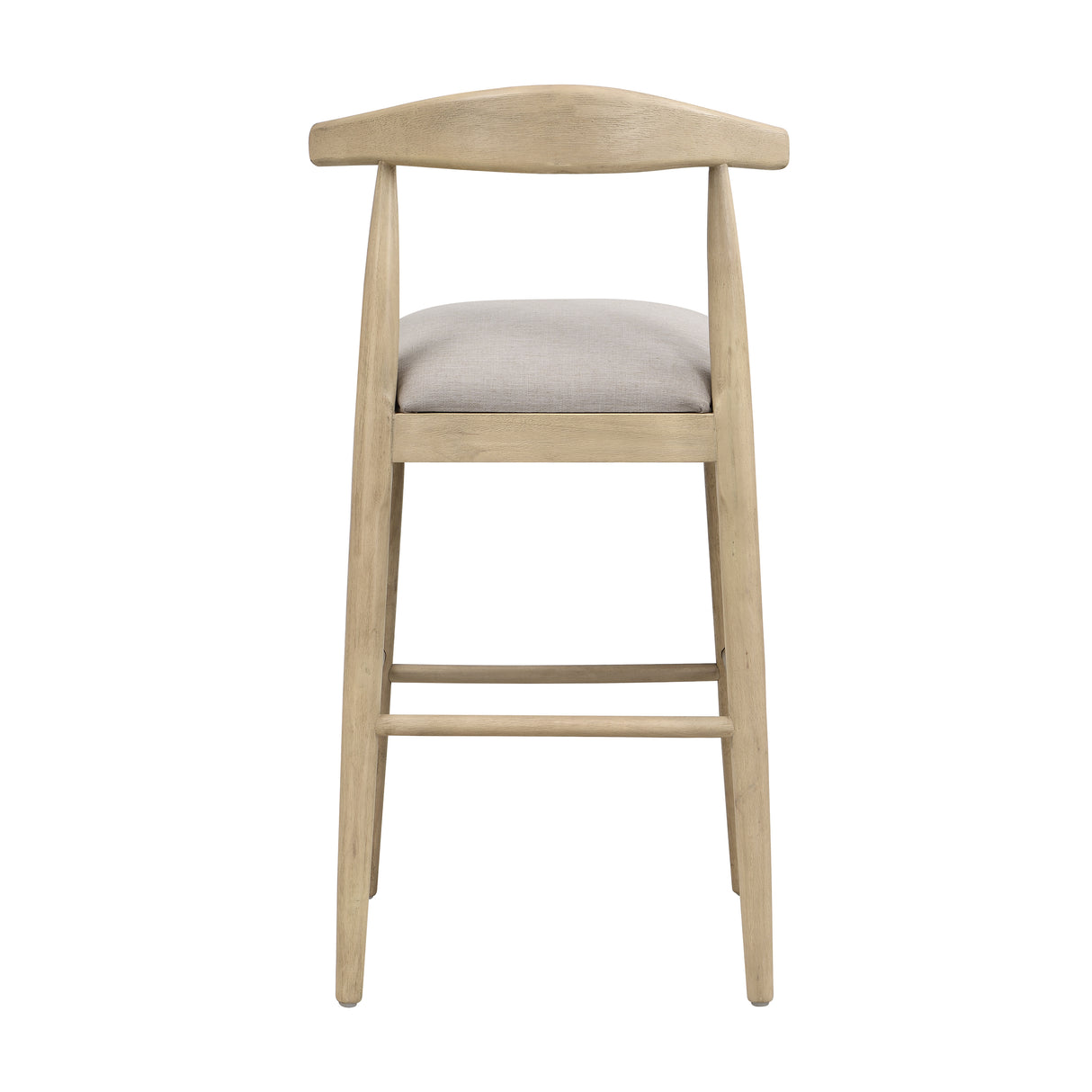 Bar Stool in Pebble Fabric (Set of 2)