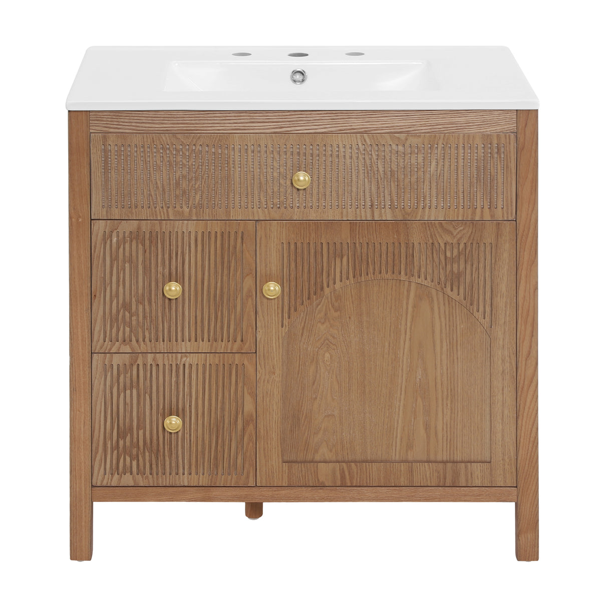 30 Inch Freestanding Farmhouse Bathroom Vanity