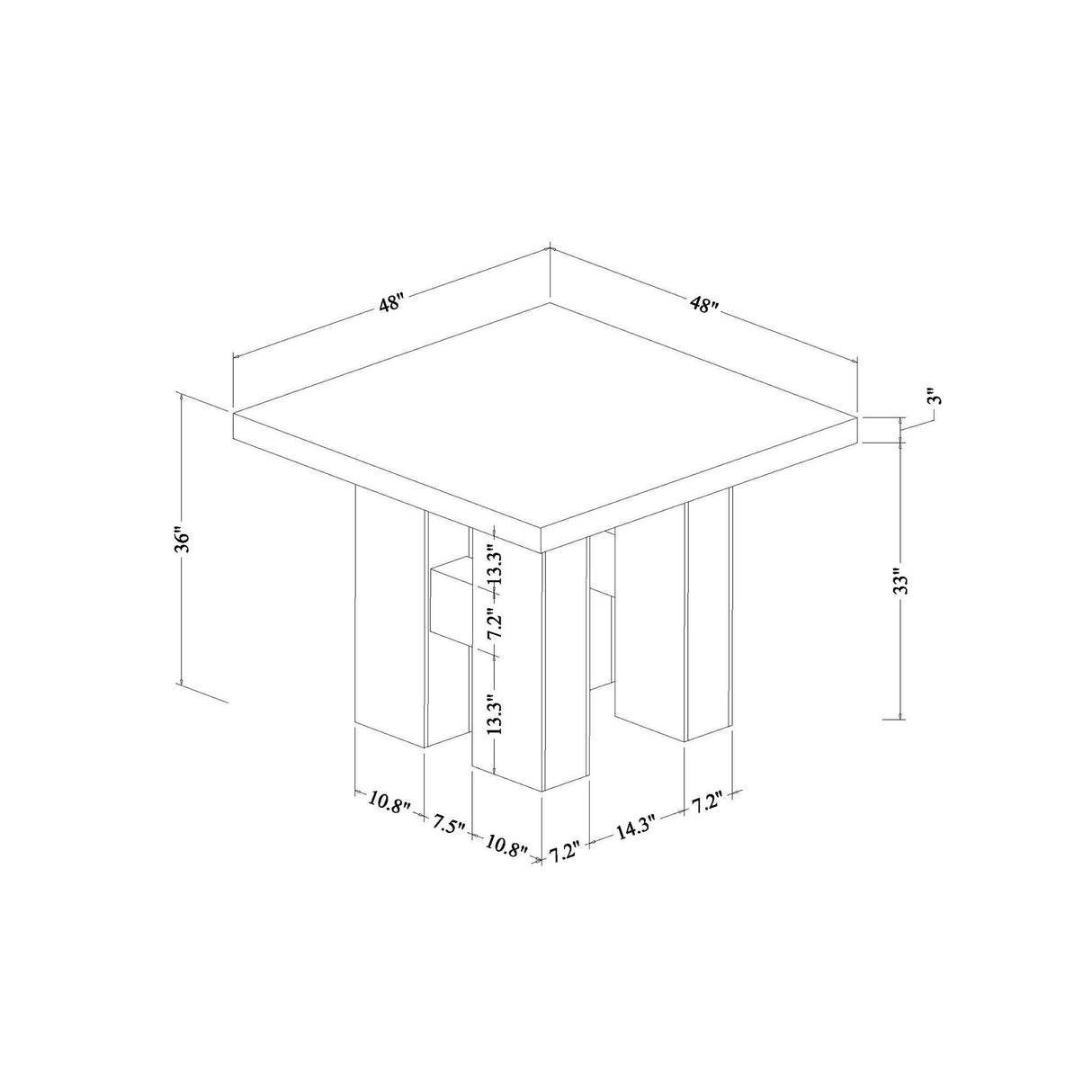 Mikha - Bar Table
