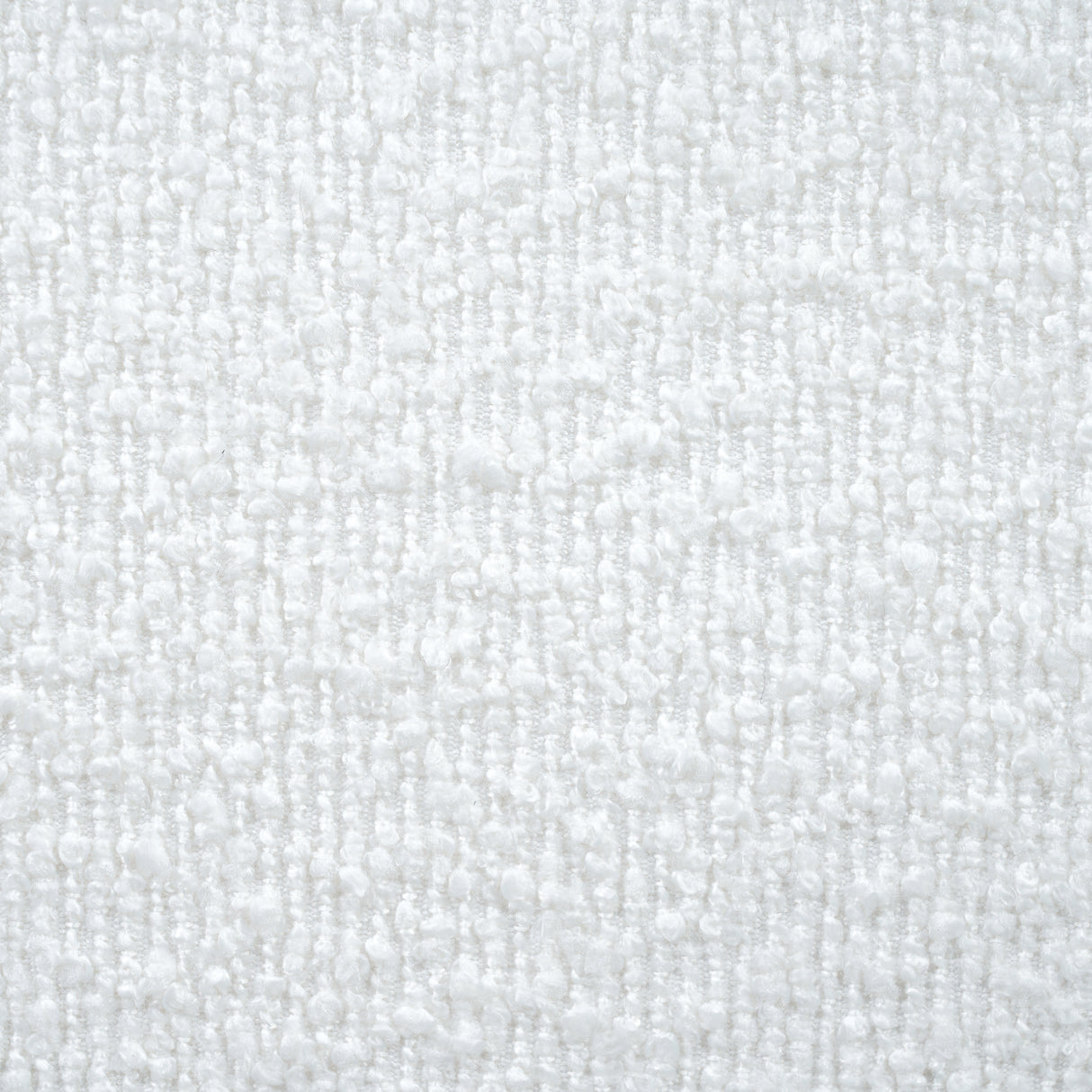 Cream-colored Boucle Upholstered Bed with Rubber Wood Foot, Queen
