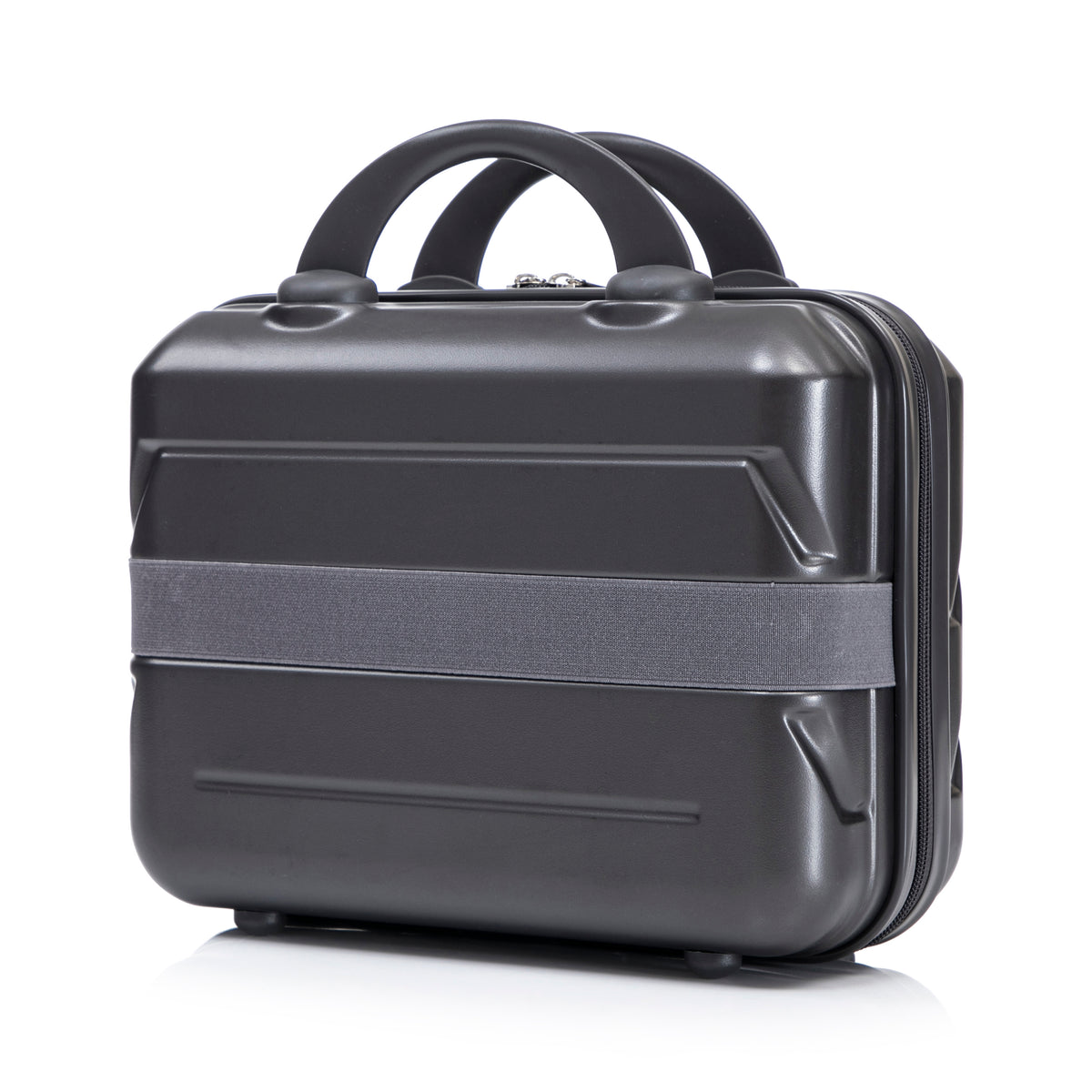 14"/20" 2 Pcs/Set ABS Spinner Wheel Luggage, Dark Gray