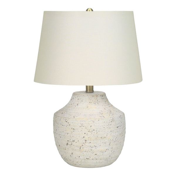 Modern Lighting, Table Lamp, Concrete - Cream - Best Buy Furniture