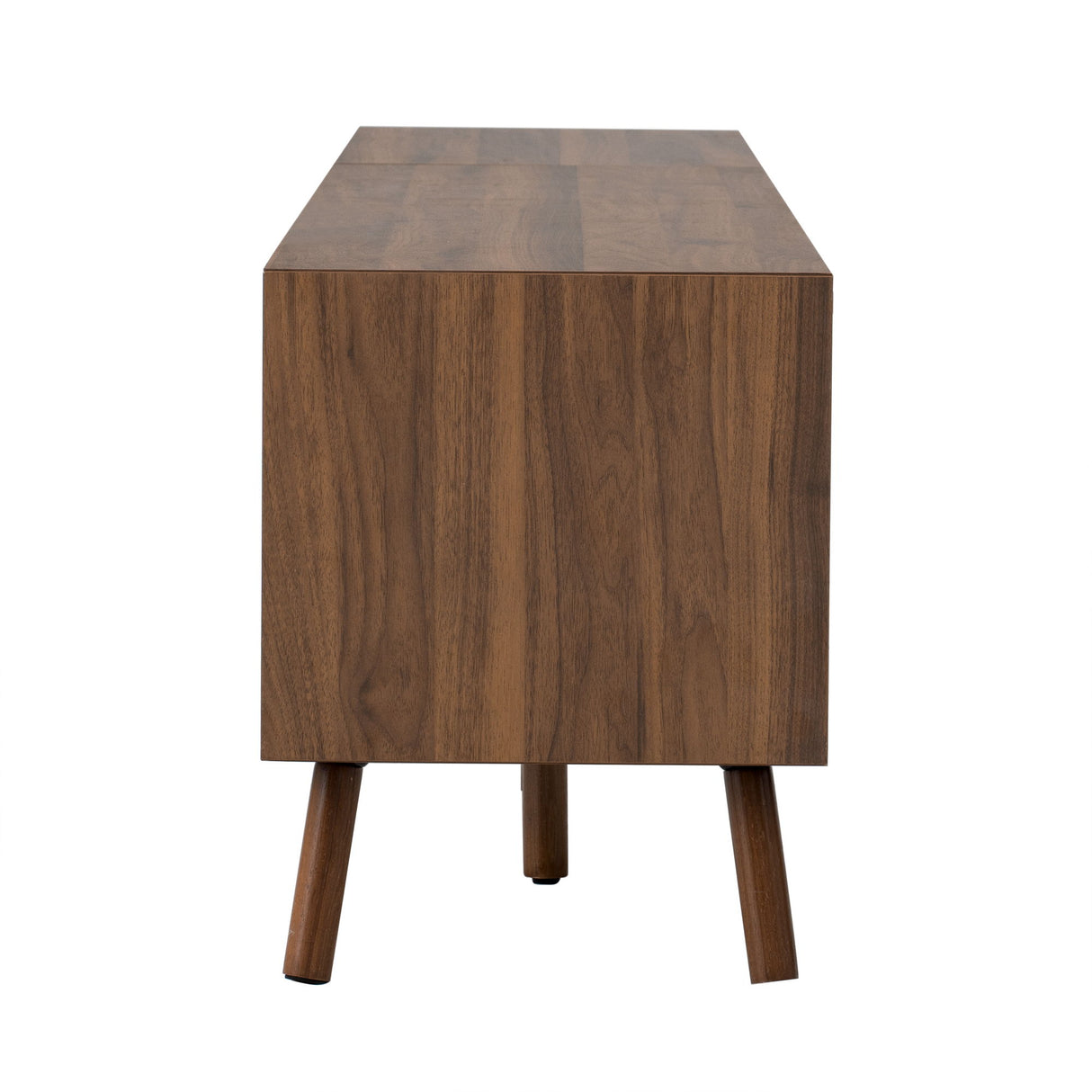 TV Stand With Drawers And Cable Management - Walnut